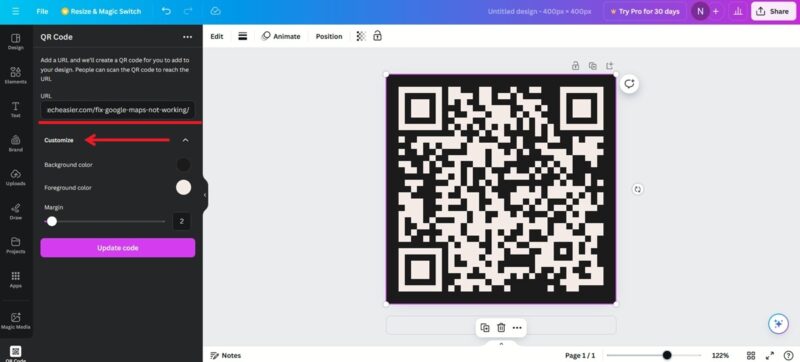 Reverse Qr Code Canva Reversing Colors