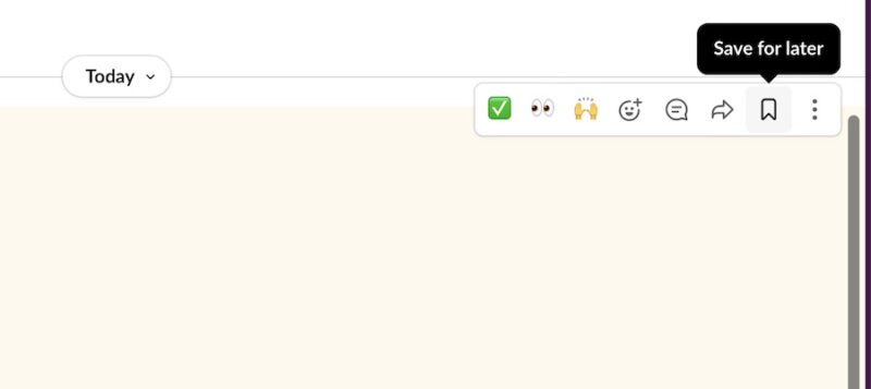 The Save for Later Tab in Slack