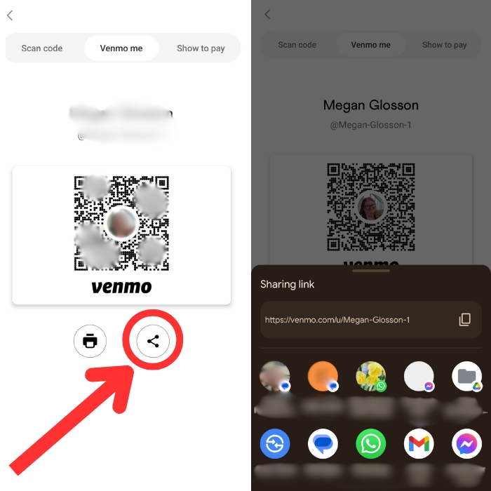 Venmo Qr Code Share Sharing Link
