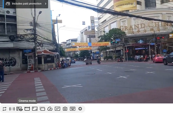 Various control panel options such as "Cinema mode" visible in Chrome extension, Enhancer for YouTube.