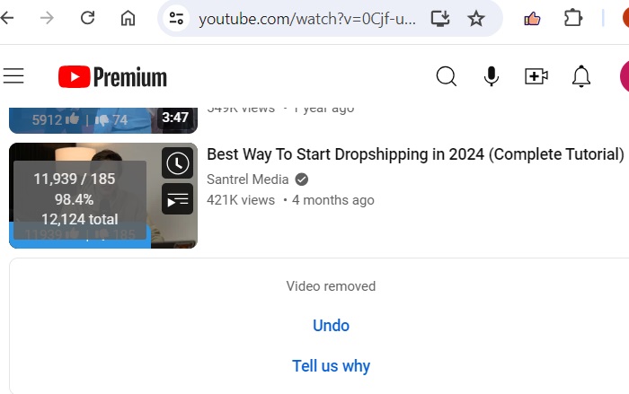Ratings Preview for YouTube giving Like/Dislike statistics.