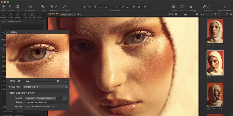 Capture one Image editor