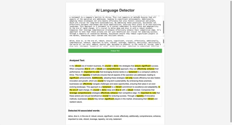 Ai Language Detector