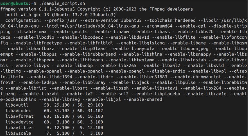 executing bash script to convert multiple WebM files to MP4 format