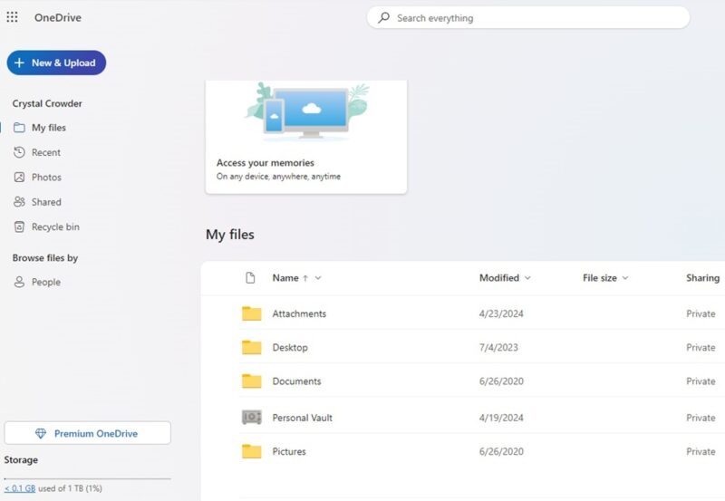 Exploring OneDrive as one of the best Google Photos alternatives.