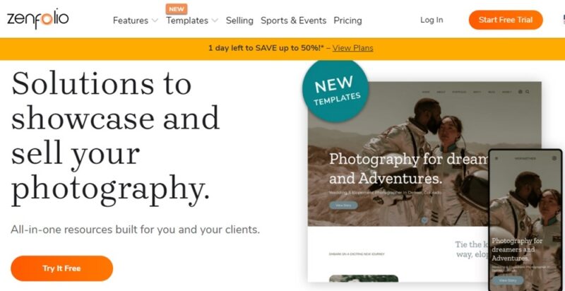 Setting up a site to sell photos online with Zenfolio.