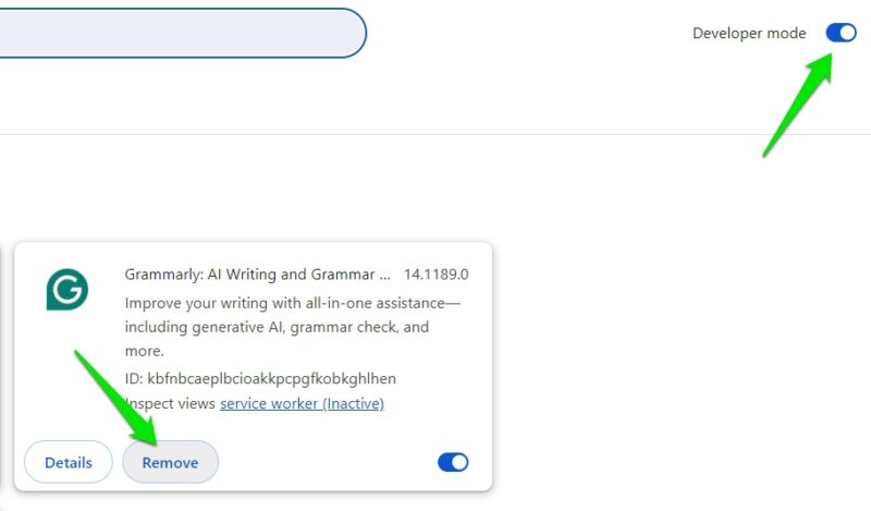 Chrome Enable Developer Options