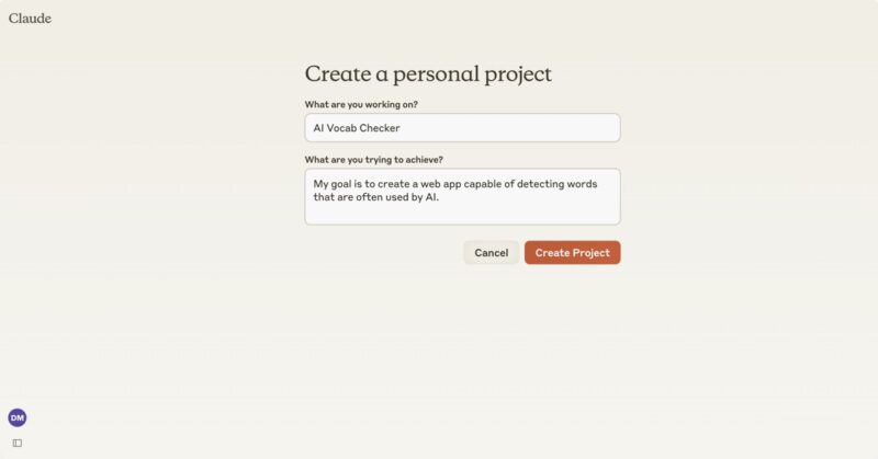 Claude Create A New Project