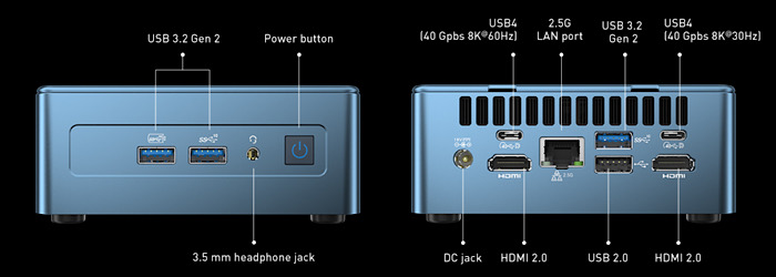 Geekom Mini It112 Pc Ports