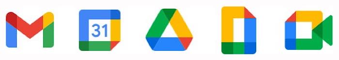 Google Workspace Accounts Created Logos