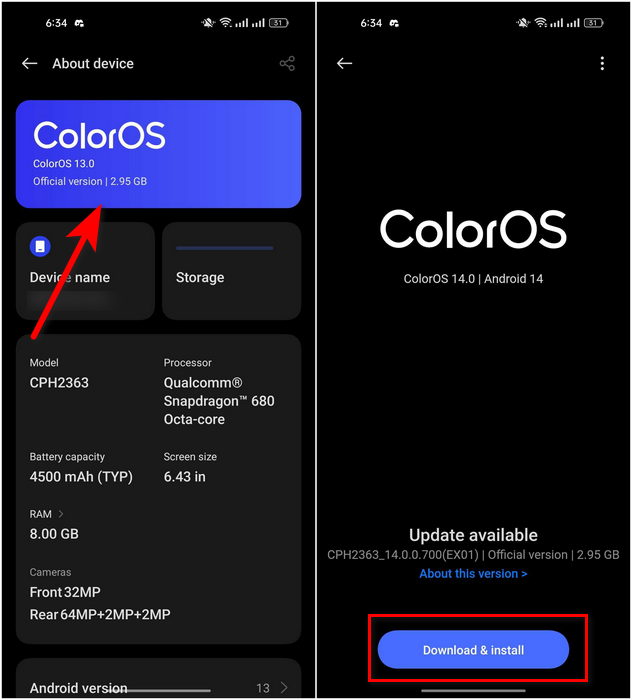 Install Phone Update