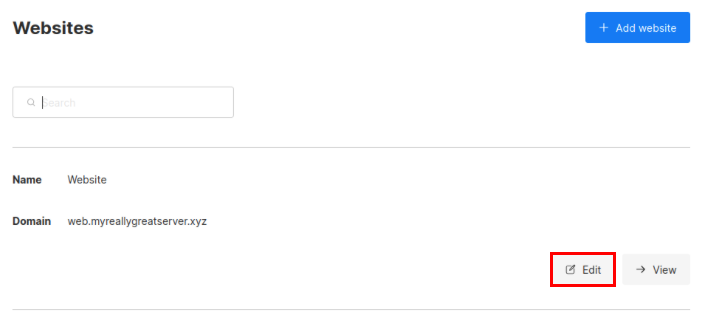 A screenshot showing the location of the "Edit" button inside the Settings screen.