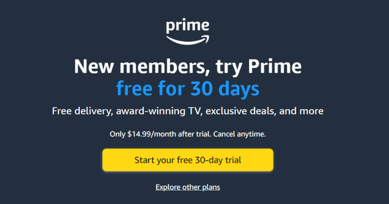 Sign Up For Amazon Prime