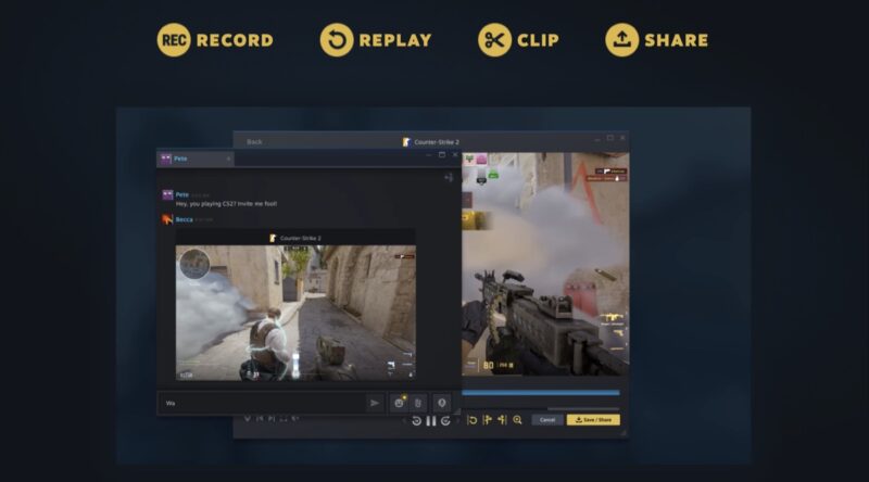 Steam Game Recording Promo