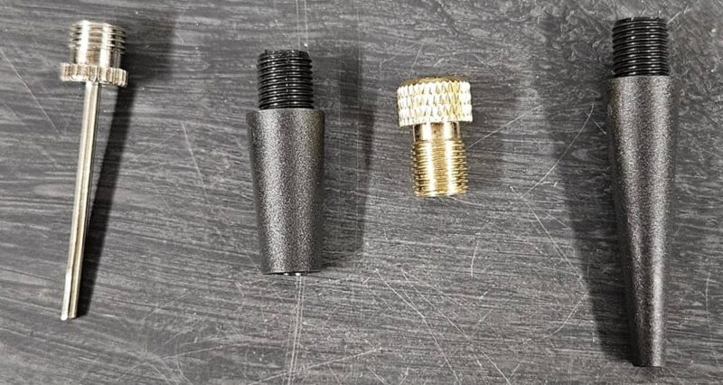 Four nozzles included with Syncwire.