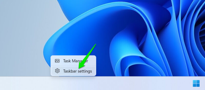 Taskbar Settings