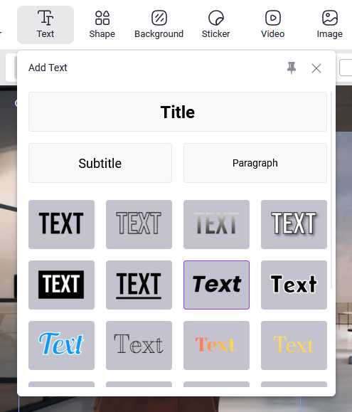 Vidnoz Ai Add Text