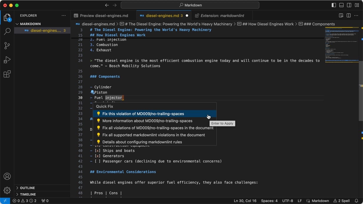 How I Transformed VSCode Into My Favorite Markdown Editor - Make Tech ...