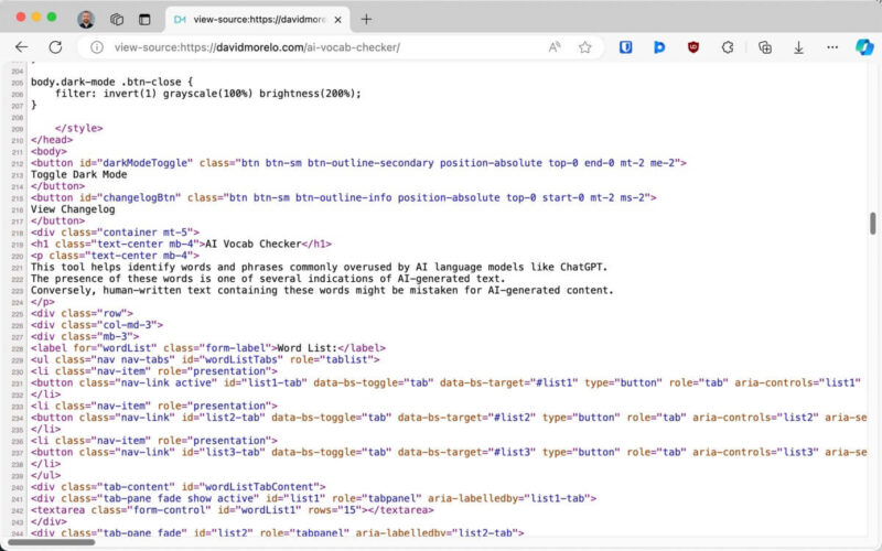 Website Source Code Example