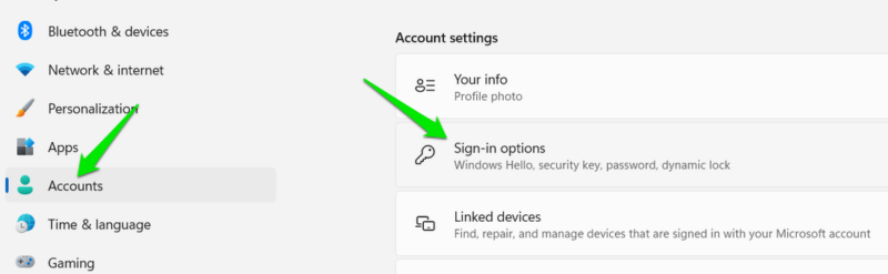 Windows Log In Options