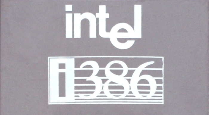 The IHS of an Intel i386