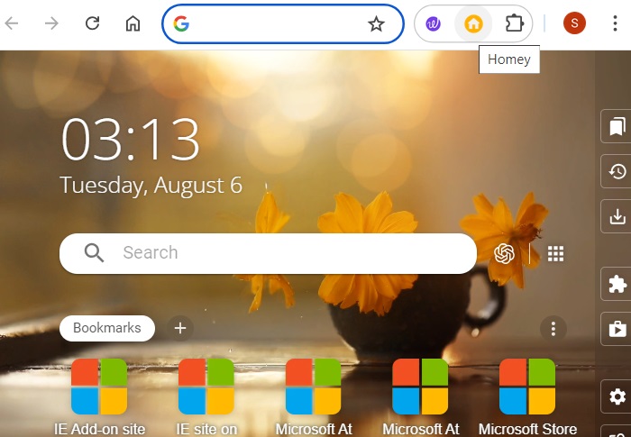 Homey a smart extension to keep things organized.