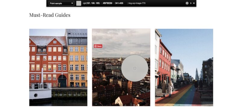 The ColorZilla Google Chrome Extension