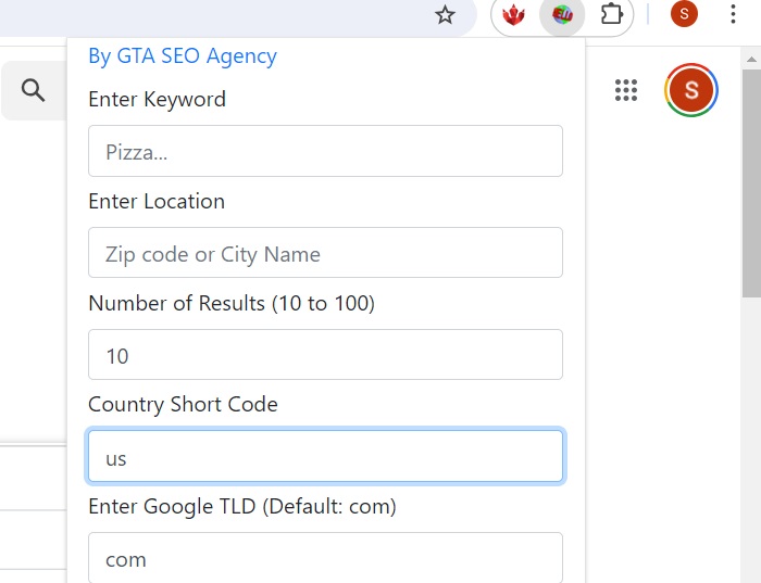 Google Search Localization, a search engine service for local search results.