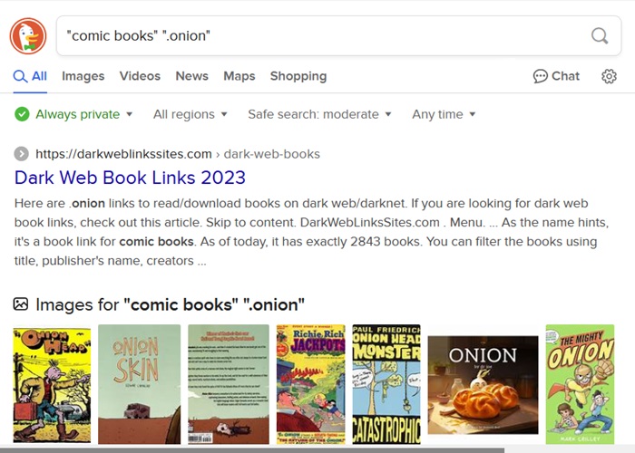 Quotation search operators using Boolean search.