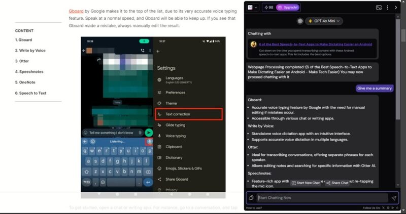 Generating summary for article with Merlin extension. 