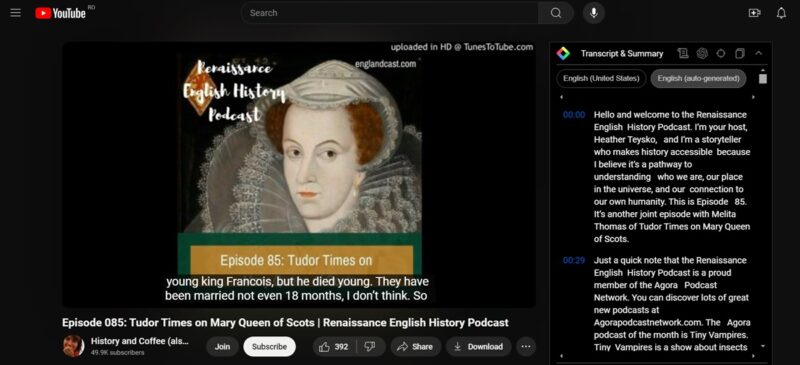Transcript for YouTube video visible with YouTube Summary with ChatGPT.