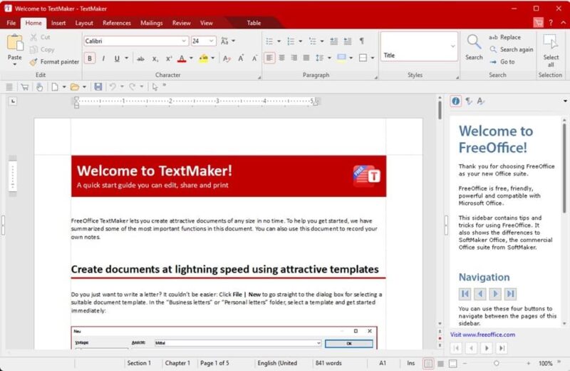 Exploring TextMaker, the Word alternative in FreeOffice.