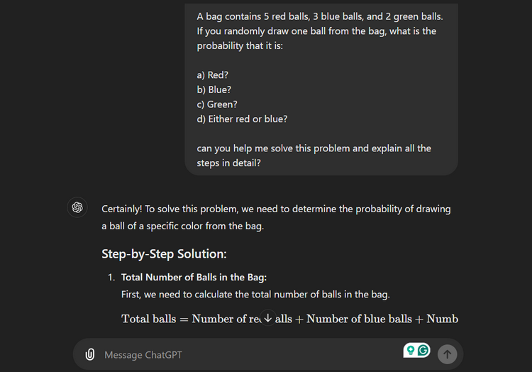 Chatgpt Solving A Problem