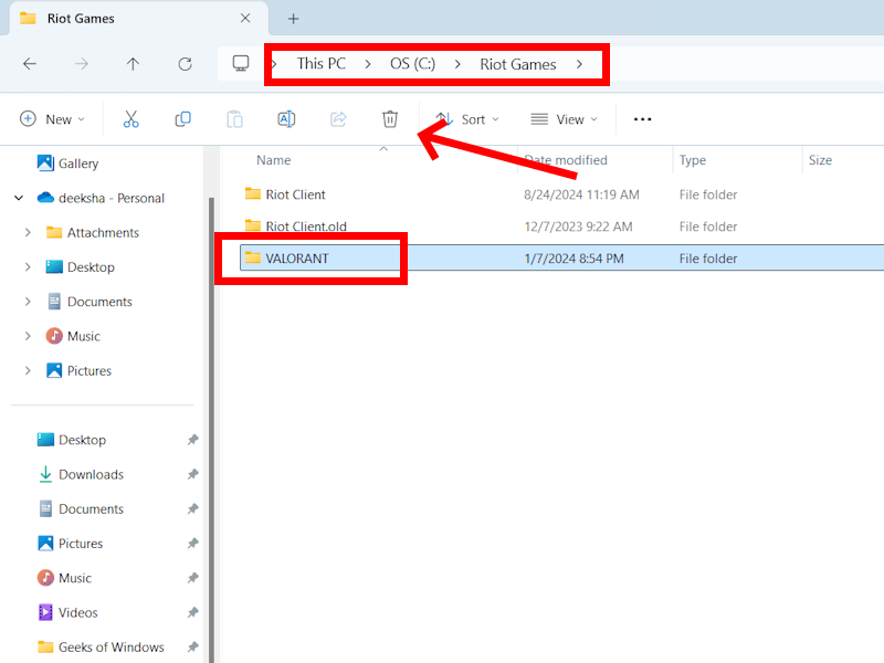 Delete Residue Valorant Files