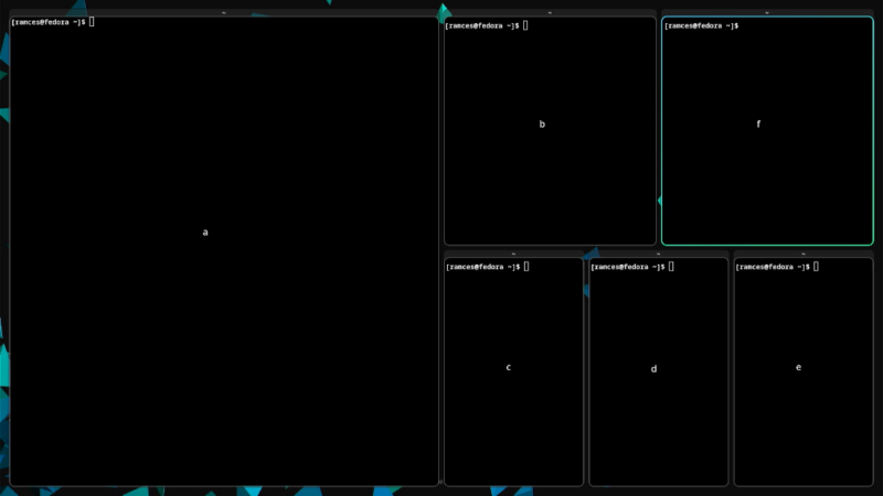 A screenshot showing Easymode prompts in Hyprland terminals.