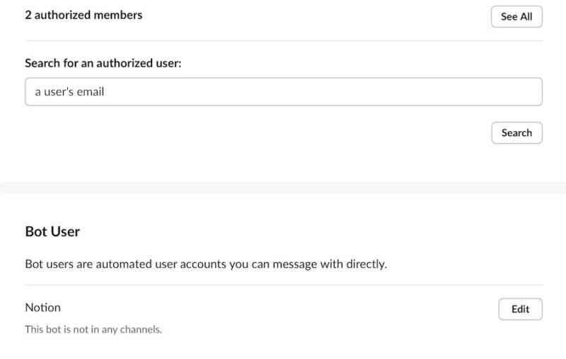 Customize the Notion In tegration for Slack