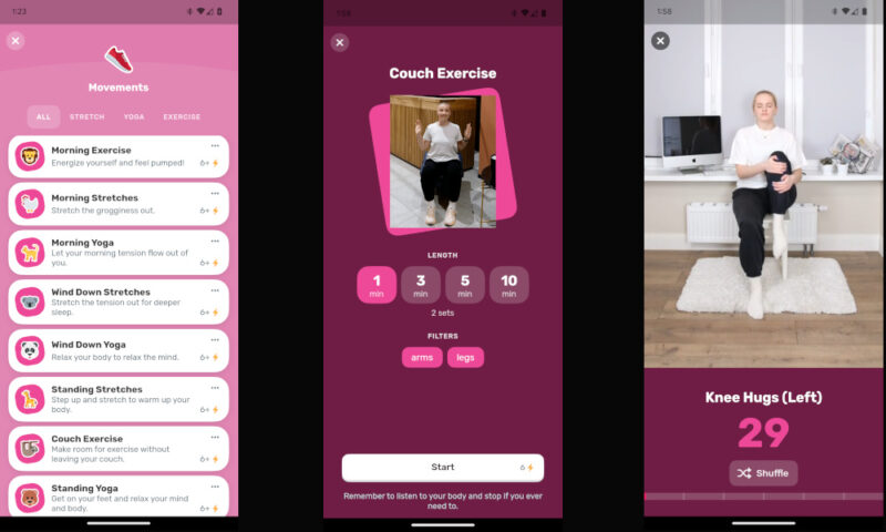 Finch App Physical Activity