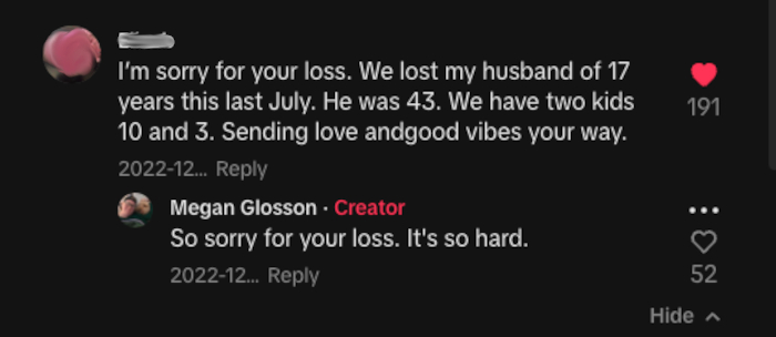 Replying to a Comment on a TikTok Video