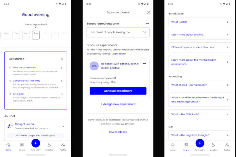 Unstuck Anxiety Reduction App
