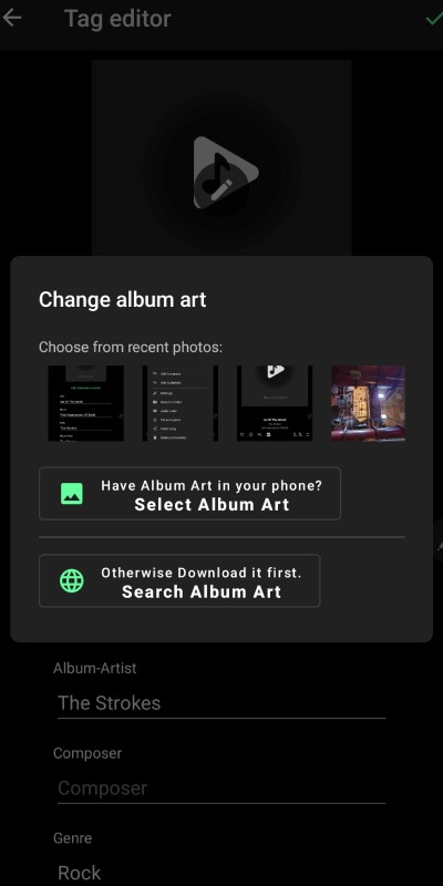 Edit Metadata Info Tages Musicolet Change Album Art