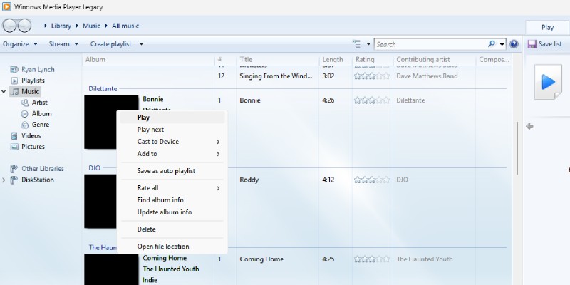 Edit Metadata Tag Info Windows Media Player Find Album Info