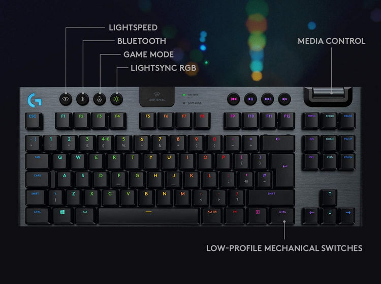 Logitech G915 TKL Keyboard Features