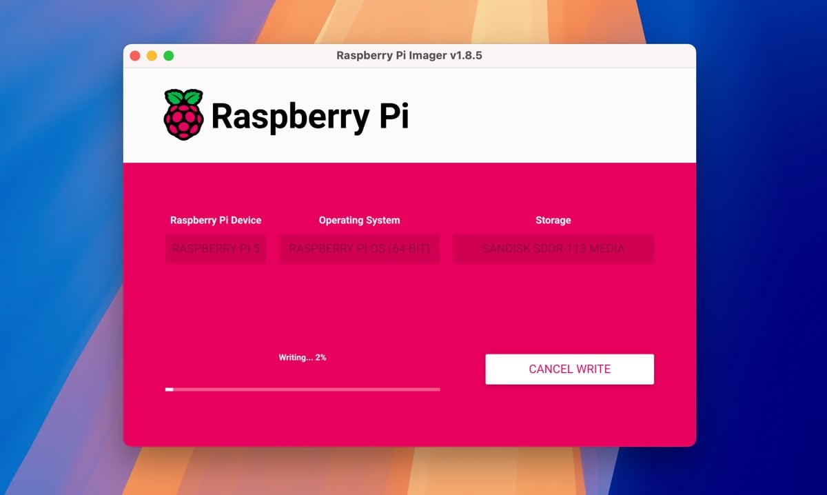 How I Turned a Raspberry Pi into My Child's First Computer 6 Raspberry Pi Image Writing Larger