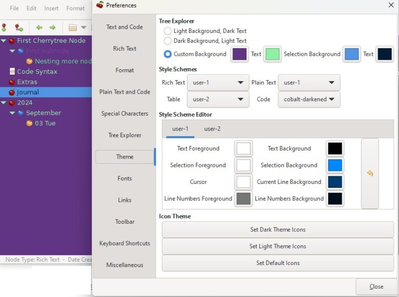 Customizing colors for the app's theme.
