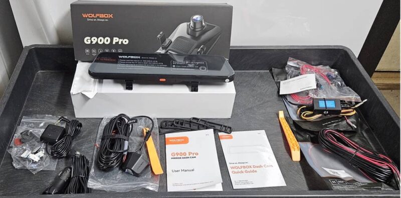 Wolfbox G900 Pro kit and parts.