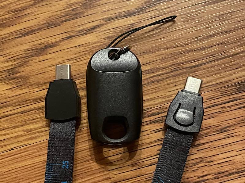 Wuben Keychain Flashlight Charging Cord Lanyard