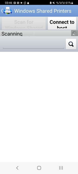 Windows Shared Printers being scanned on a network.