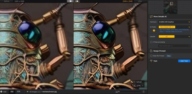 Aiarty Image Enhancer Bug