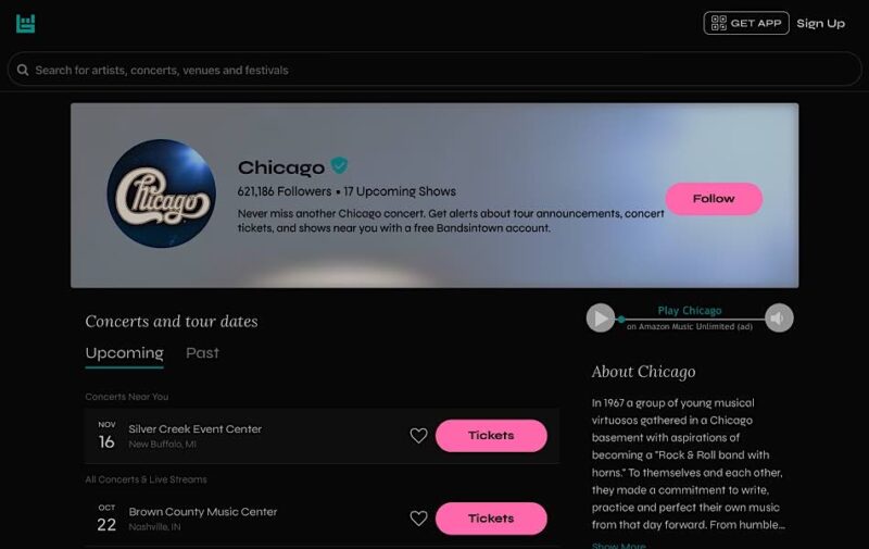 Apple Music Set List Playlist Bandfisintown