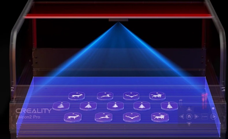 Batch engraving on Creality.